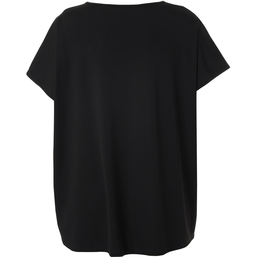 Gozzip Shirt Black Edition schwarz mit Silberaufdruck kurzarm 42 44 46 48 50 52 54 56