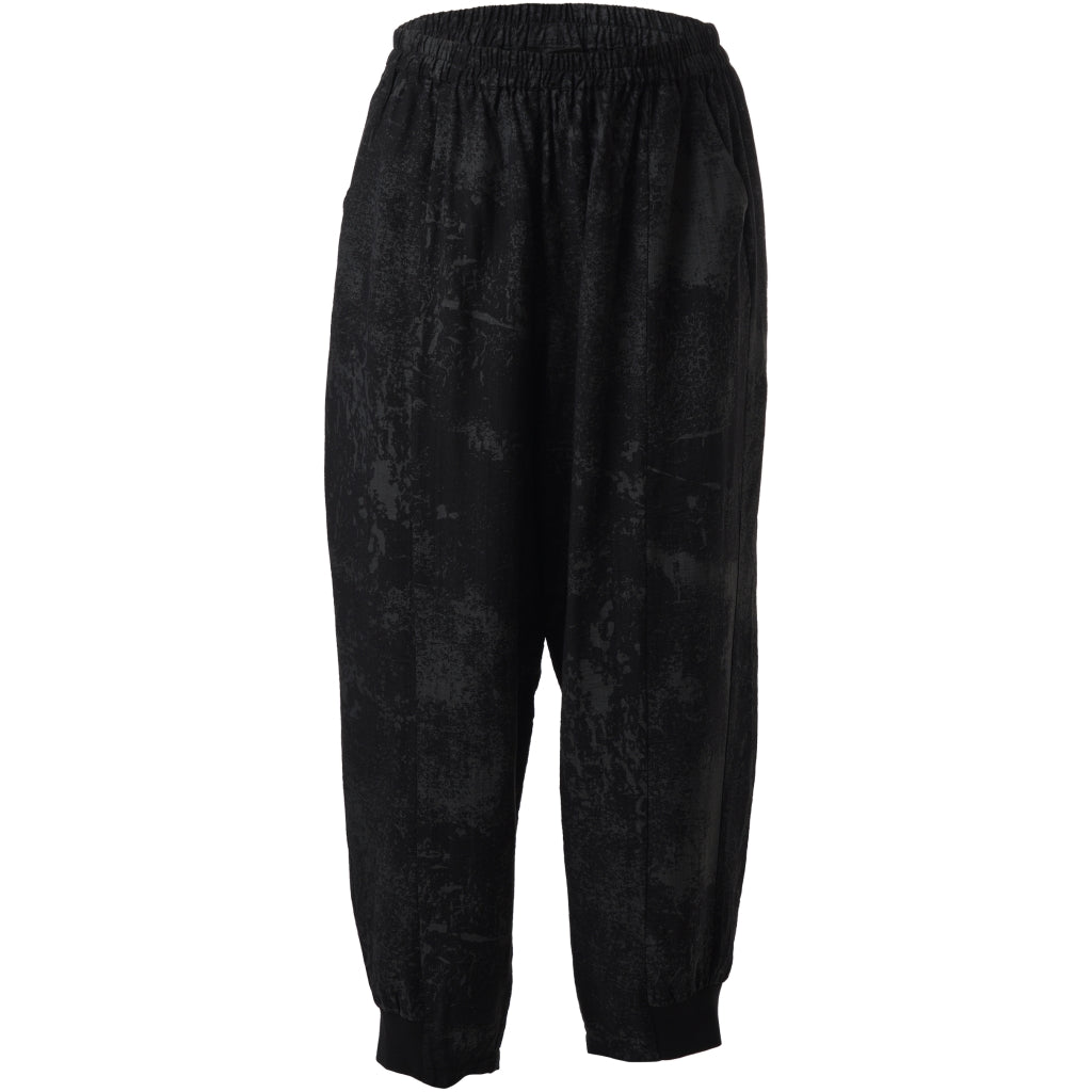 Gozzip Hose Schwarz Grau gemustert große Größen – Nickis XXL Fashion – Ansicht 6