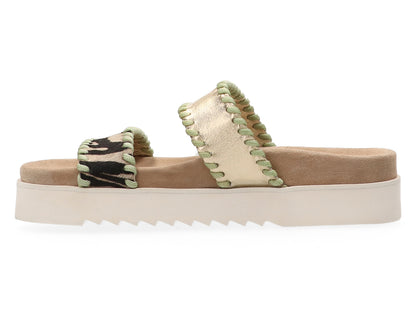 maruti Flip Flop Sandale Zebra Gold Grün 38 39 40 41 42