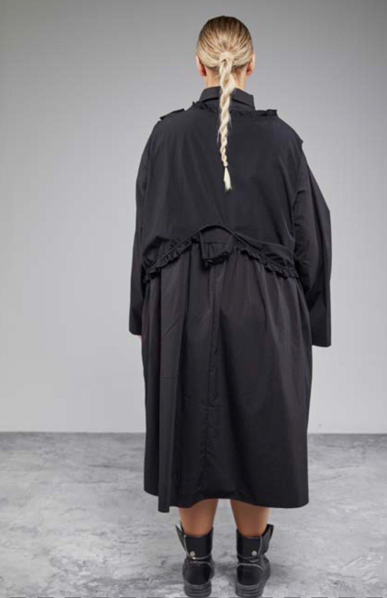 H4 Kleid 2tlg mit Weste schwarz Einheitsgrösse 48 50 52 54 56 58 60