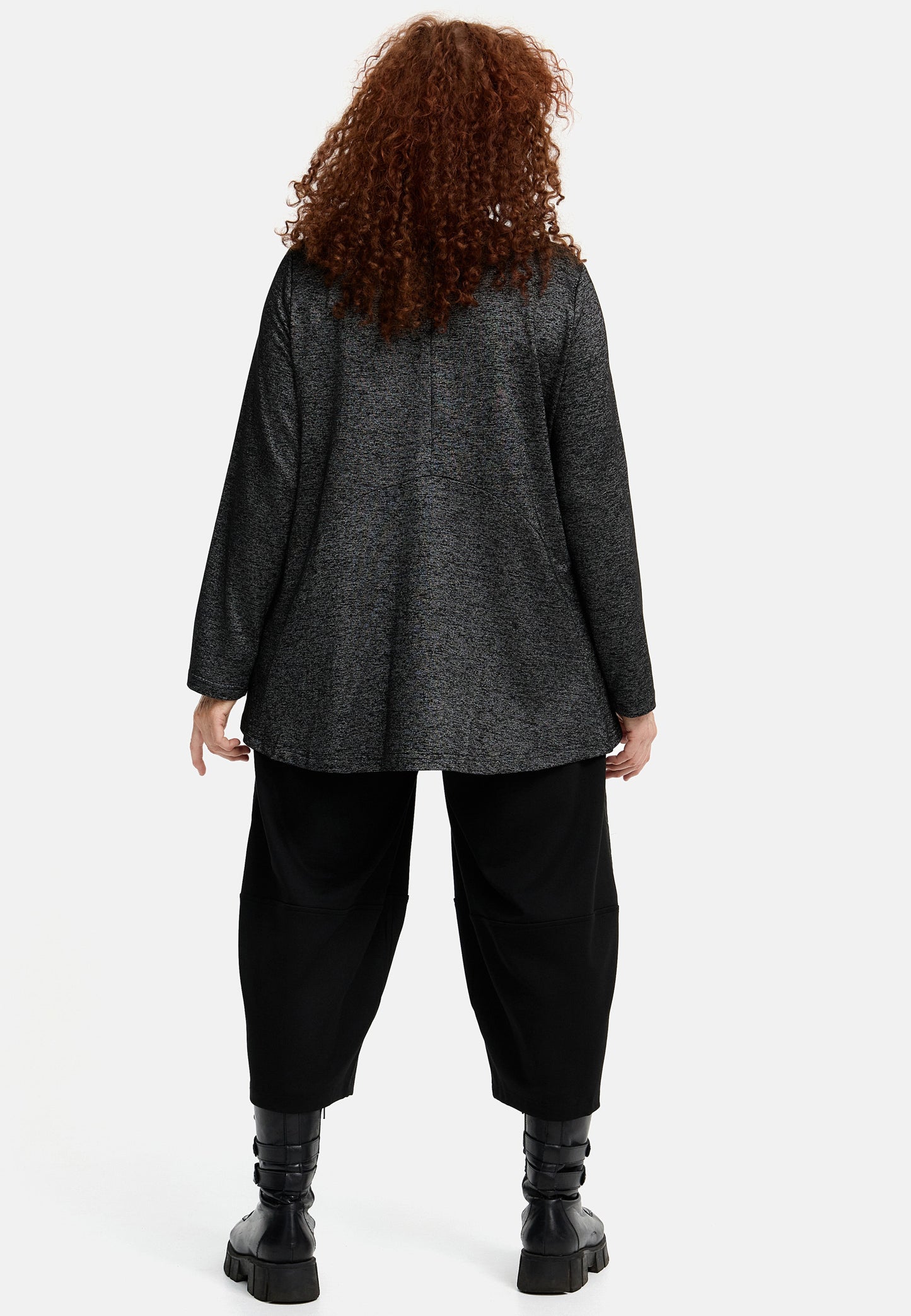 DYB - Do your best Shirt A- Form grau mit schwarzem Motiv 42 44 46 48 50 52 54 56