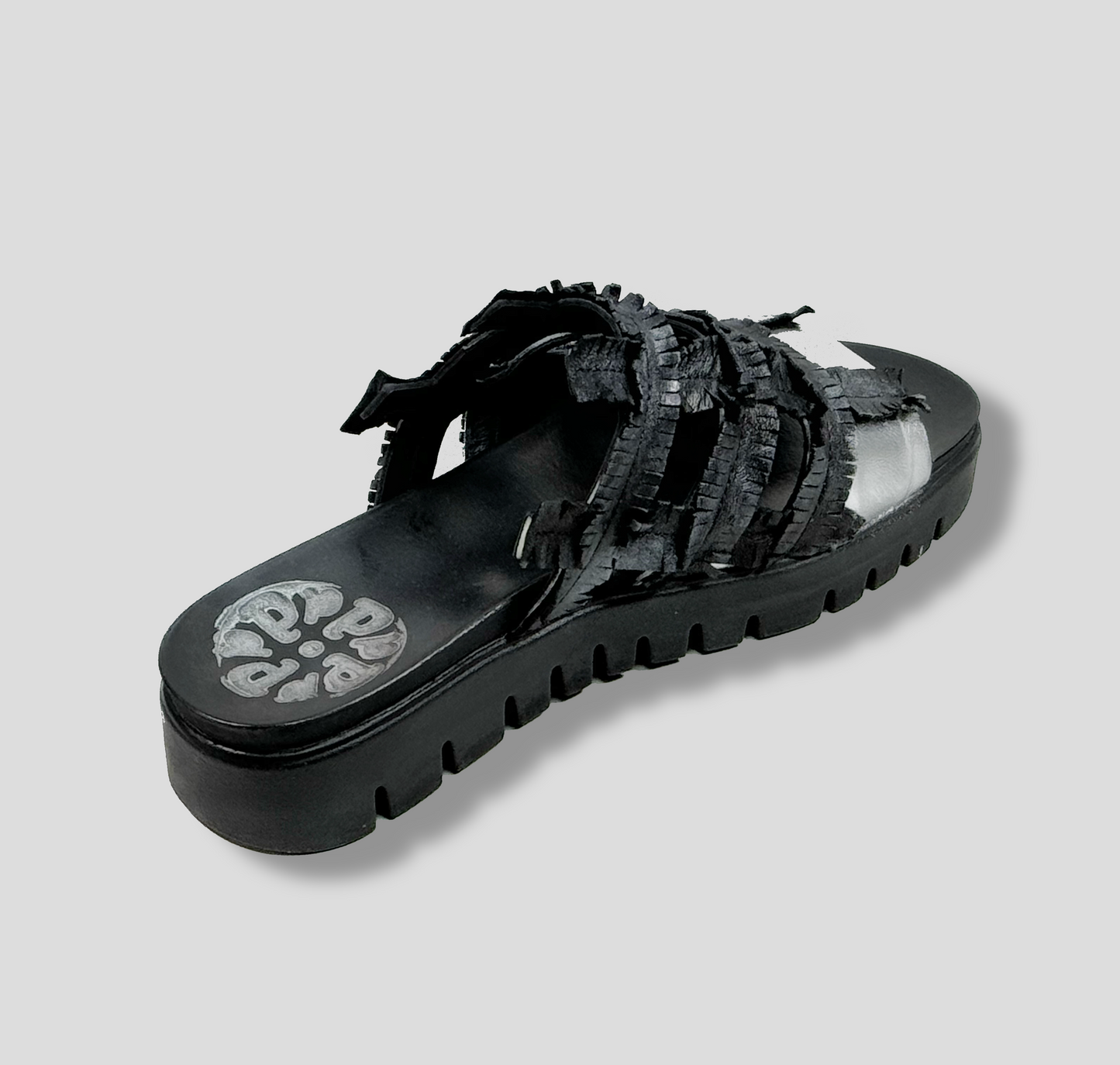 Papucei Sandalen Alani Schwarz Silber Gr 39