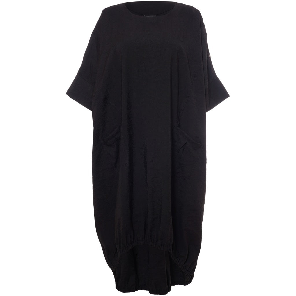 Gozzip Kleid Sommer schwarz weit Oversize Schnitt 42 44 46 48 50 52 54 56
