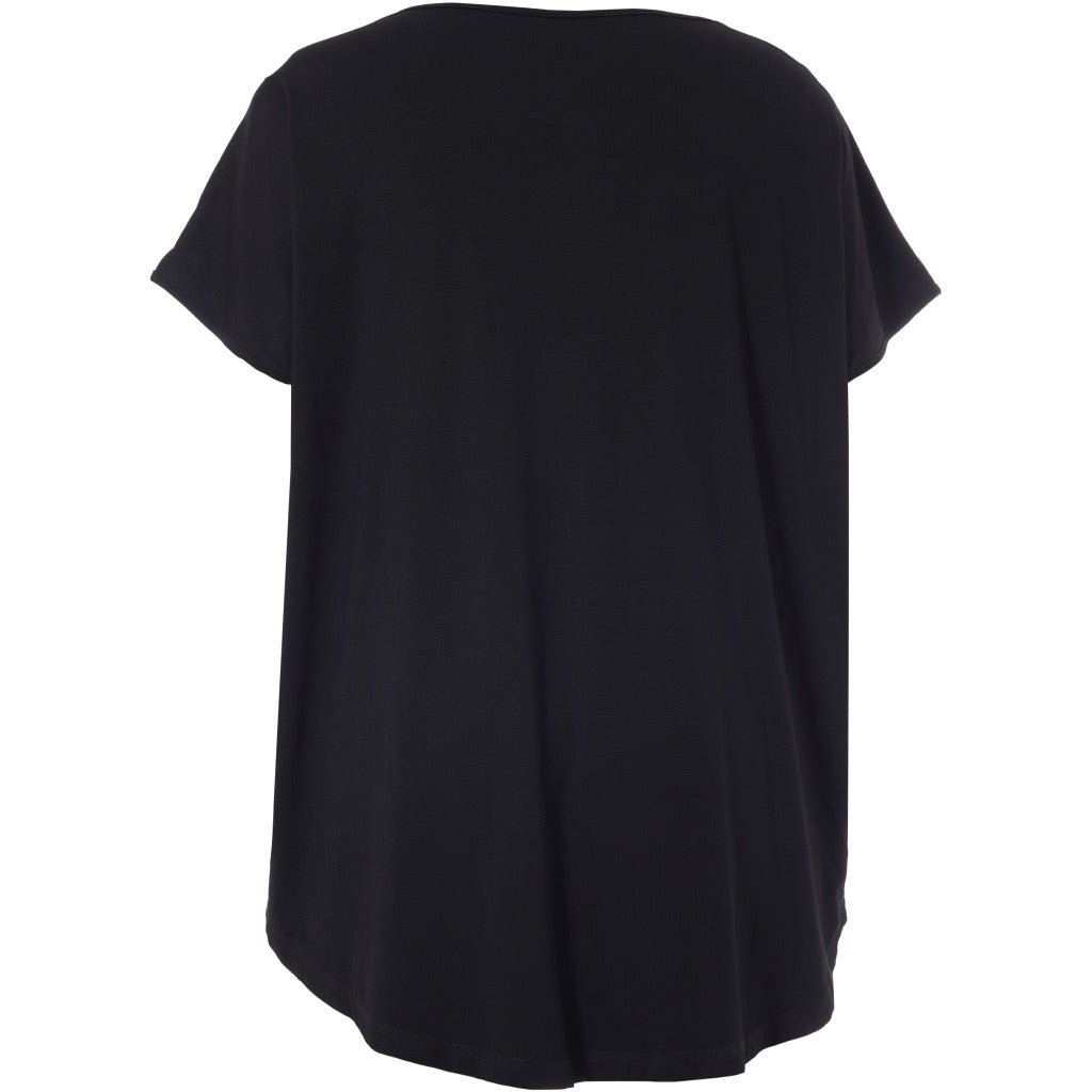 Gozzip Shirt Schwarz mit Druck große Größen – Nickis XXL Fashion – Ansicht 4