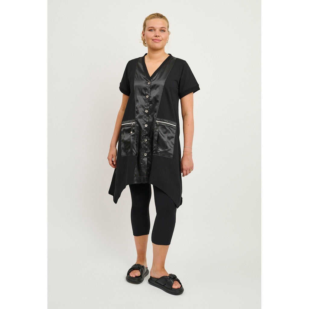 Pont Neuf exquisite Weste Schwarz mit Microtafteinsätze 42 44 46 48 50 52 54 56
