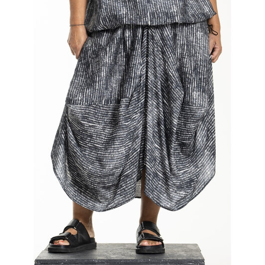 Gozzip Rock mit avantgardistischem Fall und Eingrifftaschen – 42 44 46 48 50 52 54 56