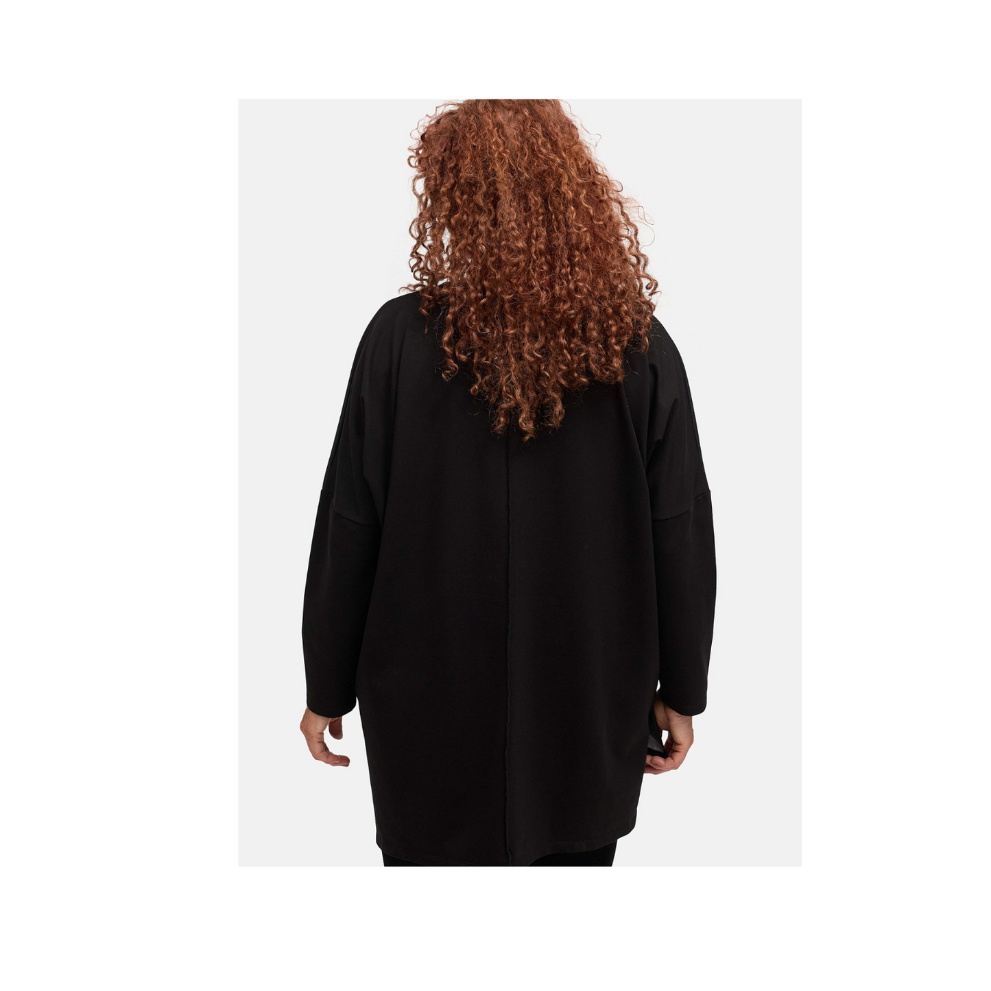 FRENZI Longshirt "VOGUE GIRL" in Red/Black – extravagant & oversized 44 46 48 50 52 54 56