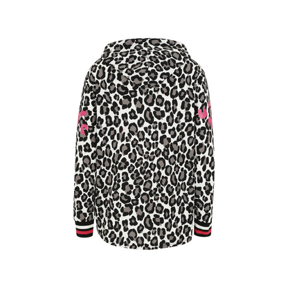 Doris Streich Oversize-Hoodie Jacke im Animalprint mit pinken Akzenten 44 46 48 50 52 54 56