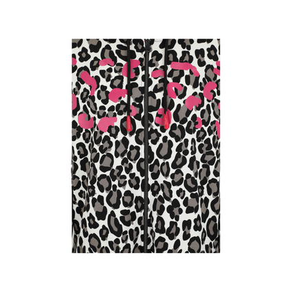Doris Streich Oversize-Hoodie Jacke im Animalprint mit pinken Akzenten 44 46 48 50 52 54 56