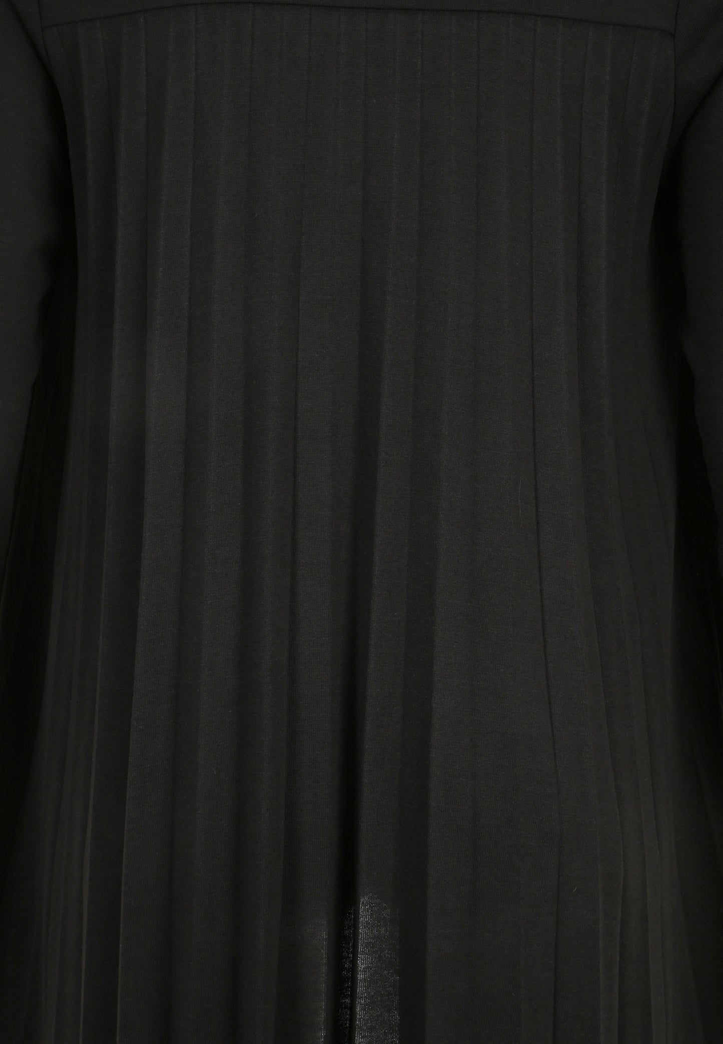 Doris Streich Long-Jacke aus Jersey mit Plissee Schwarz 44 - 56