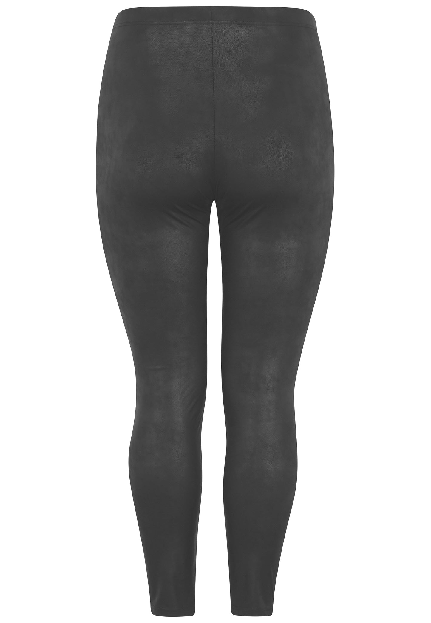 Doris Streich Leggin schwarz Lederimitat mit seitlichem Streifen 44 46 48 50 52 54 56