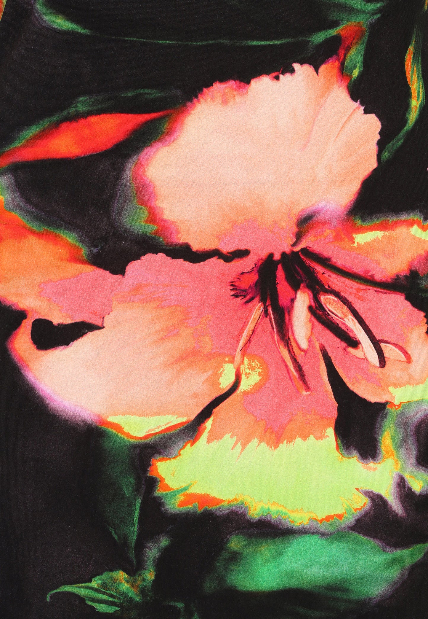 Doris Streich Shirt floraler Print A-Form V-Ausschnitt schwarz bunt 44 - 56