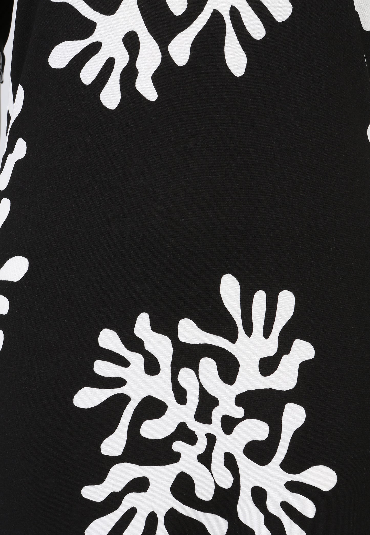 Doris Streich Shirt A-Form V-Ausschnitt schwarz weiß 44 - 56