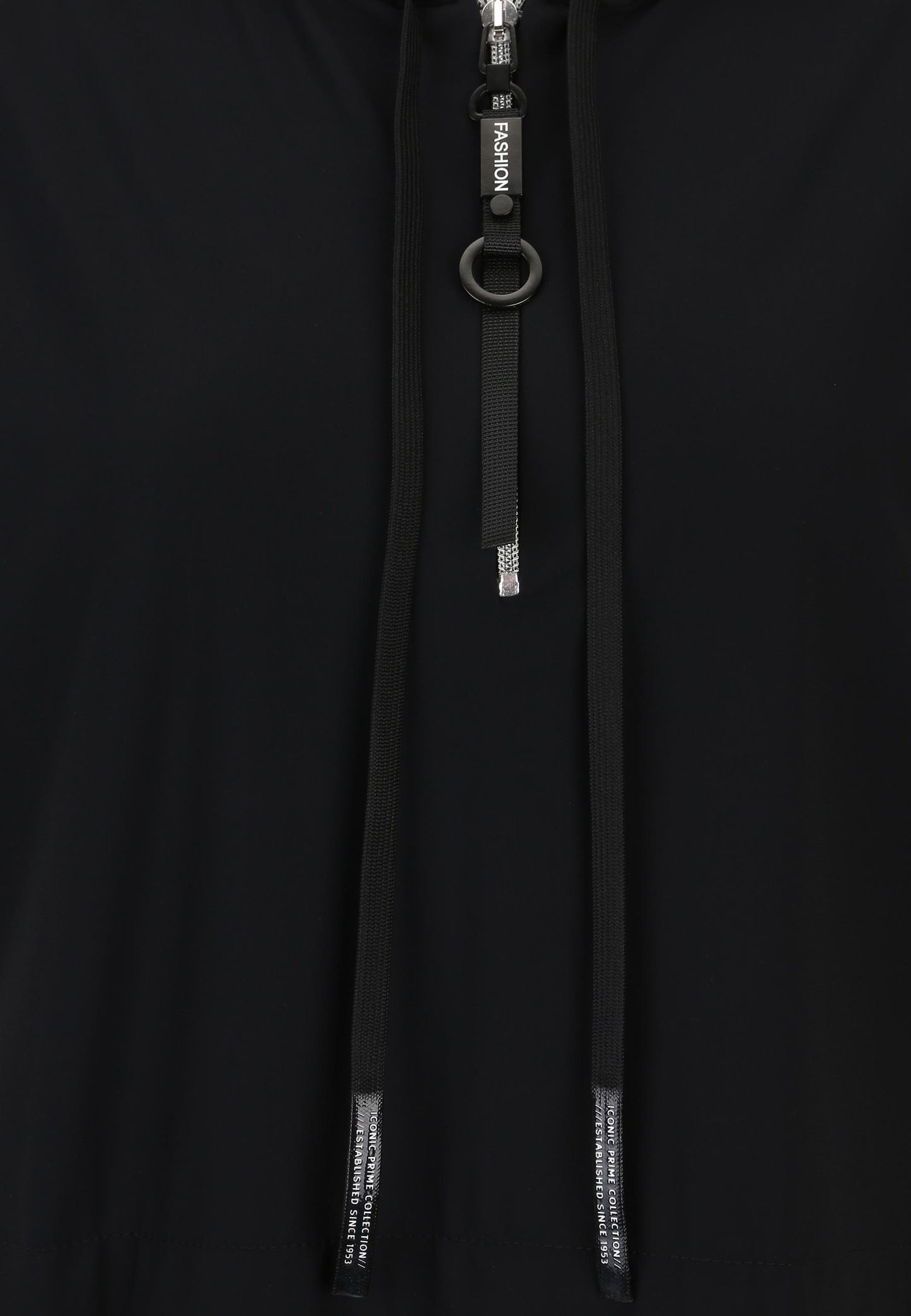 Doris Streich Oversize-Shirt Schwarz mit Kapuze große Größen – Nickis XXL Fashion – Ansicht 3