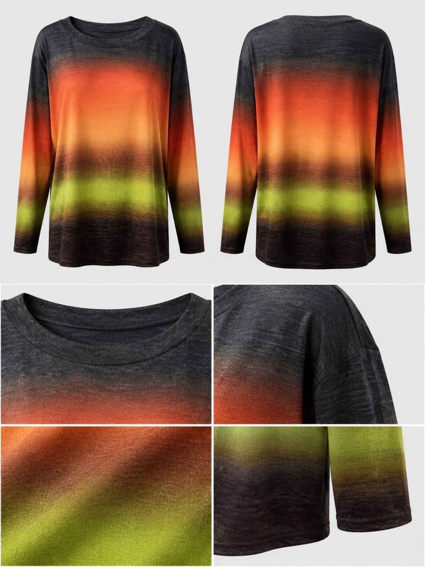 Doris Streich Shirt Feinstrick mit Farbverlauf – Bunt Gr. 44–56