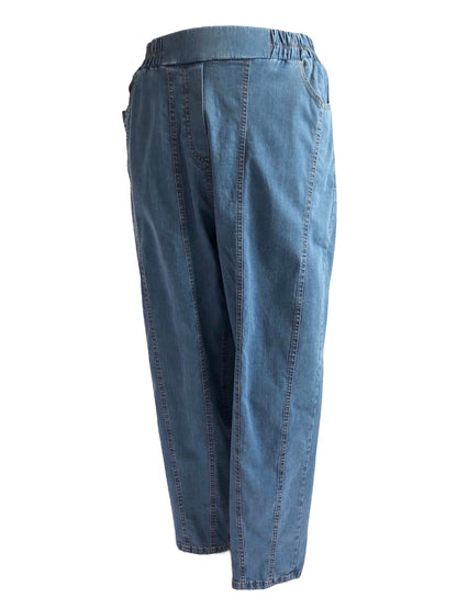 DYB Jeanshose super stretchig Tencel blau 40 42 44 46 48 50 52 54 56 58 69