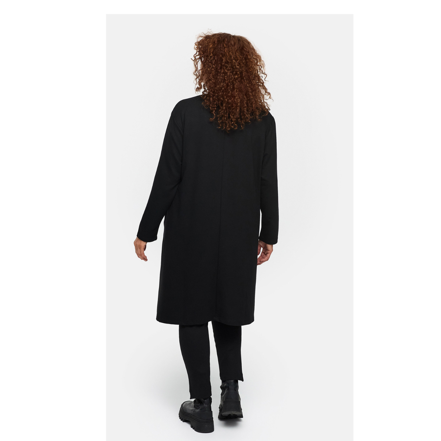 Frenzi4U Tunika Schwarz Grau Limette große Größen – Nickis XXL Fashion – Ansicht 5