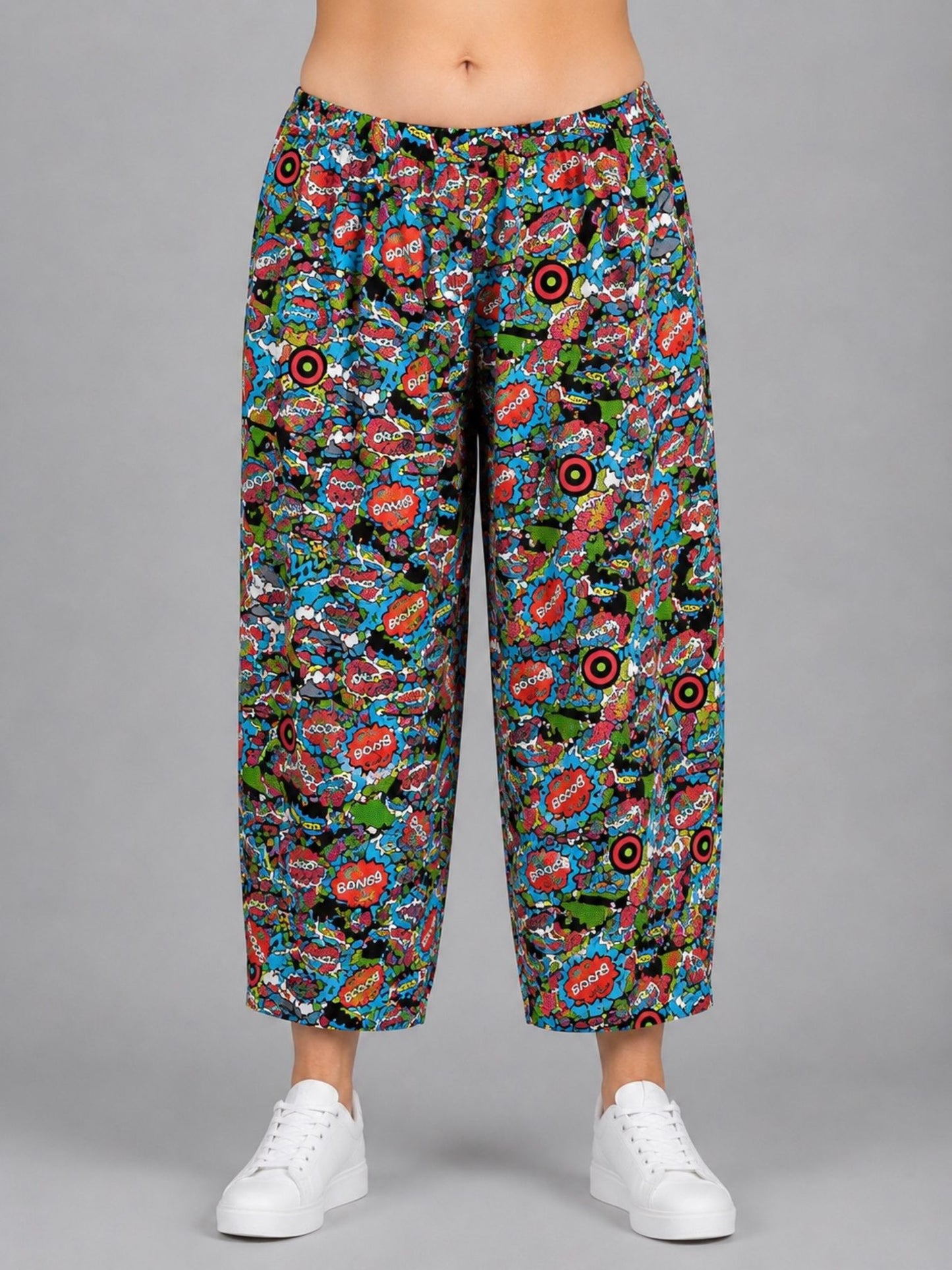 Naveed Wohlfühlhose große Größen 44–58 Pop-Art-Print Bäng