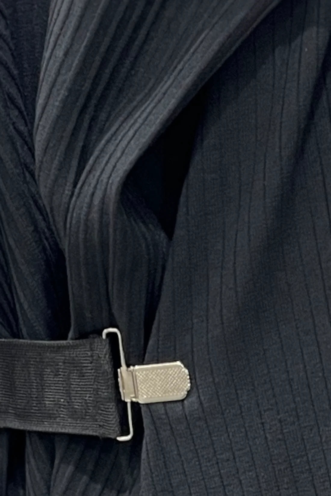 Vincenzo Allocca Mantel schwarz Strick 40 42 44 46 48 50 52 54 56 58