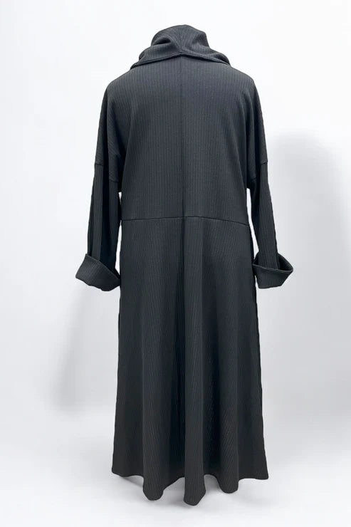 Vincenzo Allocca Mantel schwarz Strick Gr 40 - 58