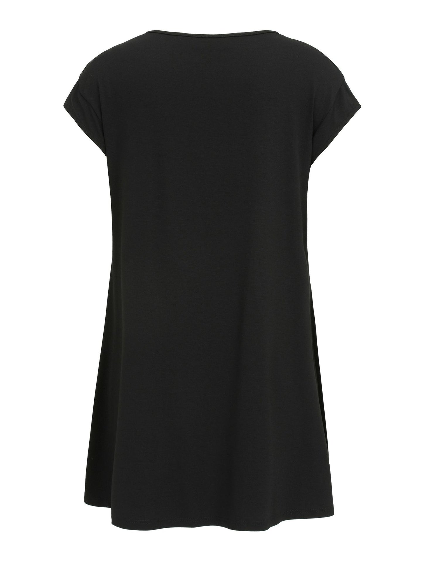 Doris Streich Shirt – Schwarz-Weiß Colorblock – schlank & elegant – Große Größen 44–56