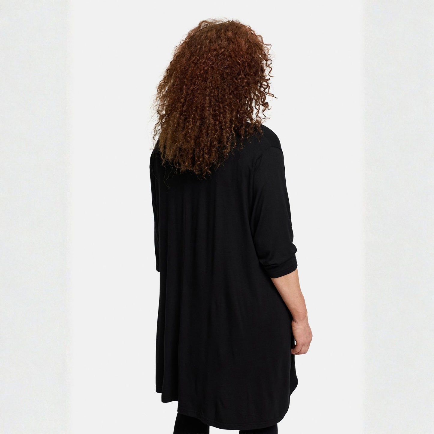 Frenzi4U Tunika Zebra Strass Schwarz