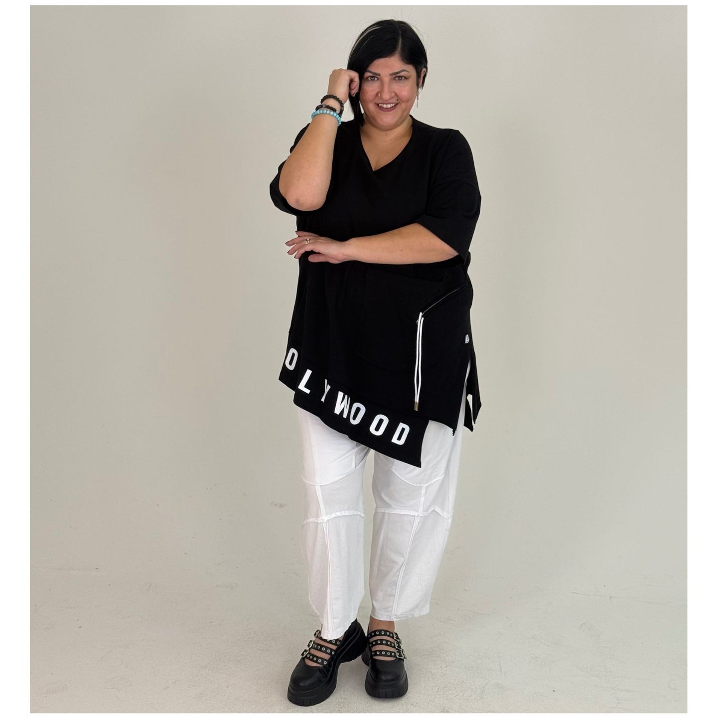 Sinne by Coom Hollywood Shirt asymetrisch A-Form - verschiedene Farben