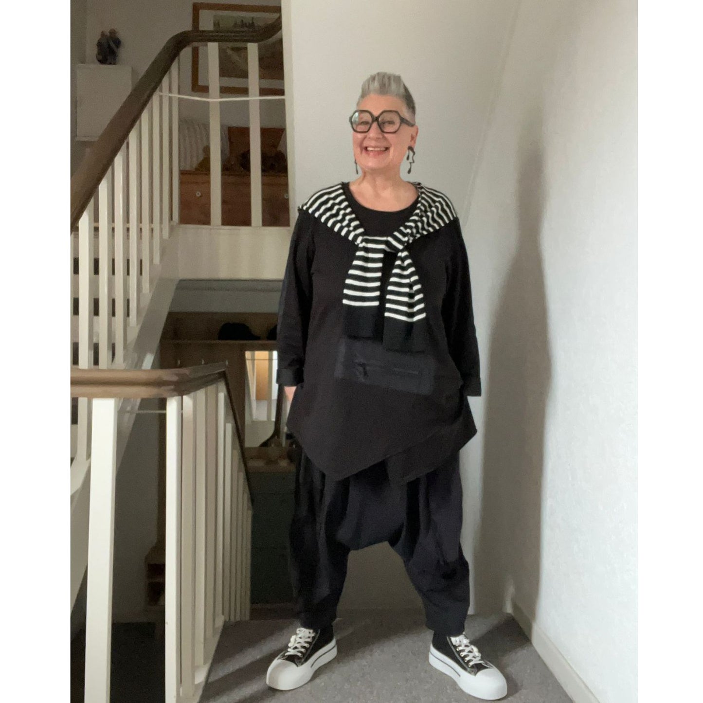 Sinne by Coom Shirt A-Form asymmetrisch Microtaft Details