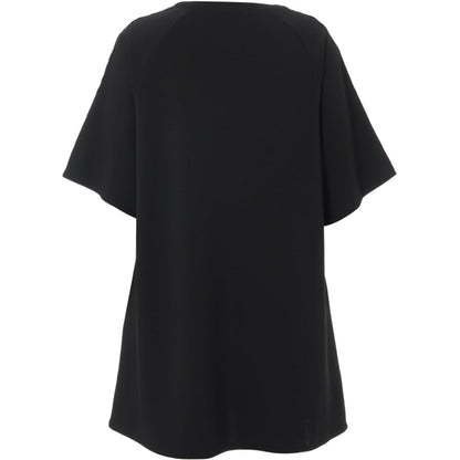 Studio Tunika Shirt Stern kurzarm schwarz 42 44 46 48 50 52 54 56