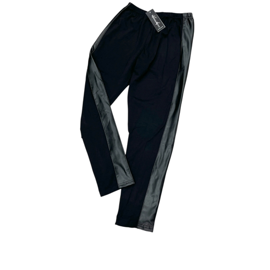 Vincenzo Allocca Legging mit Kunstlederstreifen  44 46 48 50 52 54 56 58 60 62
