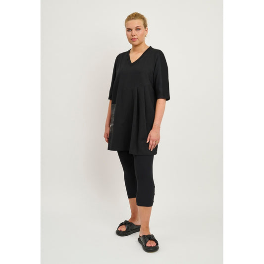 Pont Neuf Tunika mit Microtafttaschen Schwarz 3/4 Arm 42 44 46 48 50 52 54 56