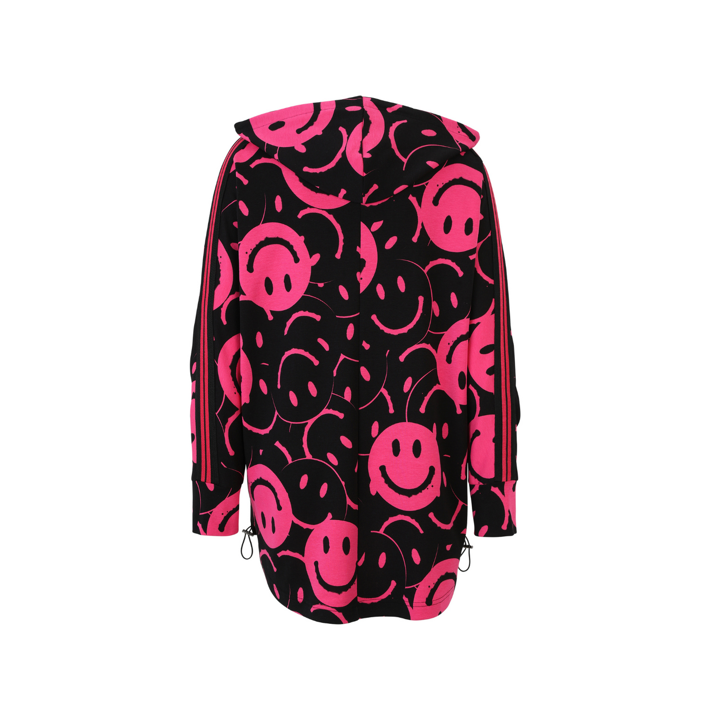 Doris Streich Hoodie „Smiley Vibes“ – Pink/Schwarz 44 46 48 50 52 54 56