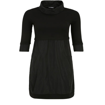 Doris Streich Kleid Schwarz Microtaft große Größen – Nickis XXL Fashion – Ansicht 2