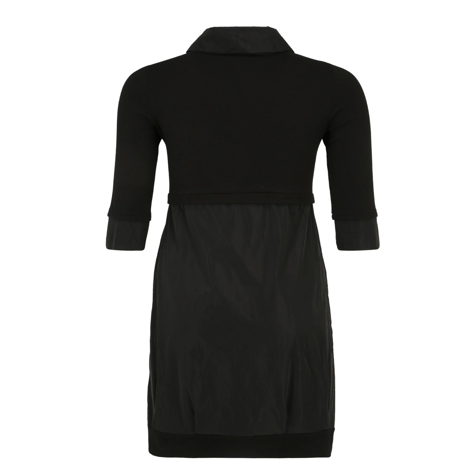 Doris Streich Kleid Schwarz Microtaft große Größen – Nickis XXL Fashion – Ansicht 4