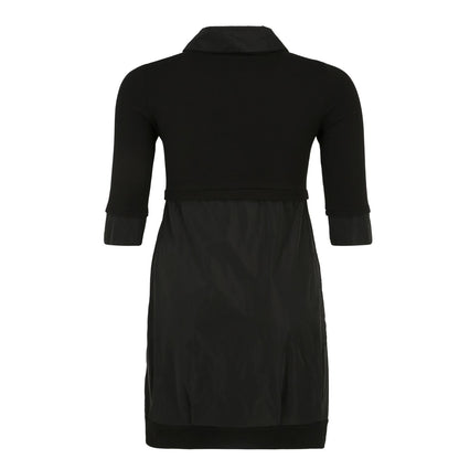 Doris Streich Kleid Schwarz Microtaft große Größen – Nickis XXL Fashion – Ansicht 4
