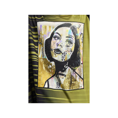 Frenzi4u Longtunika „Golden Muse“ – kunstvoll, modern & voller Ausdruck 44 - 58