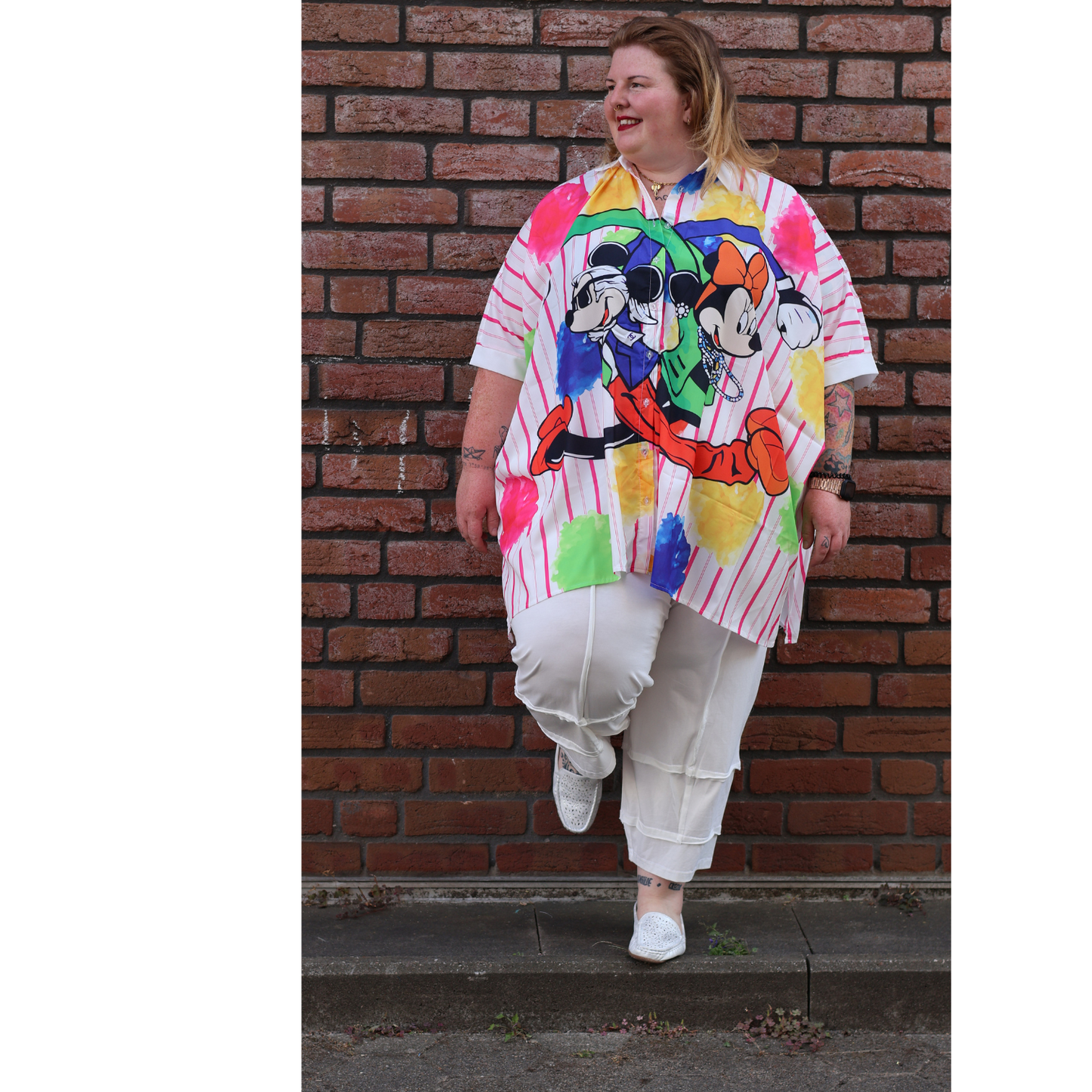Mix Mirage Oversize Bluse „Always Be Kind“  44 46 48 50 52 54 56 58 60