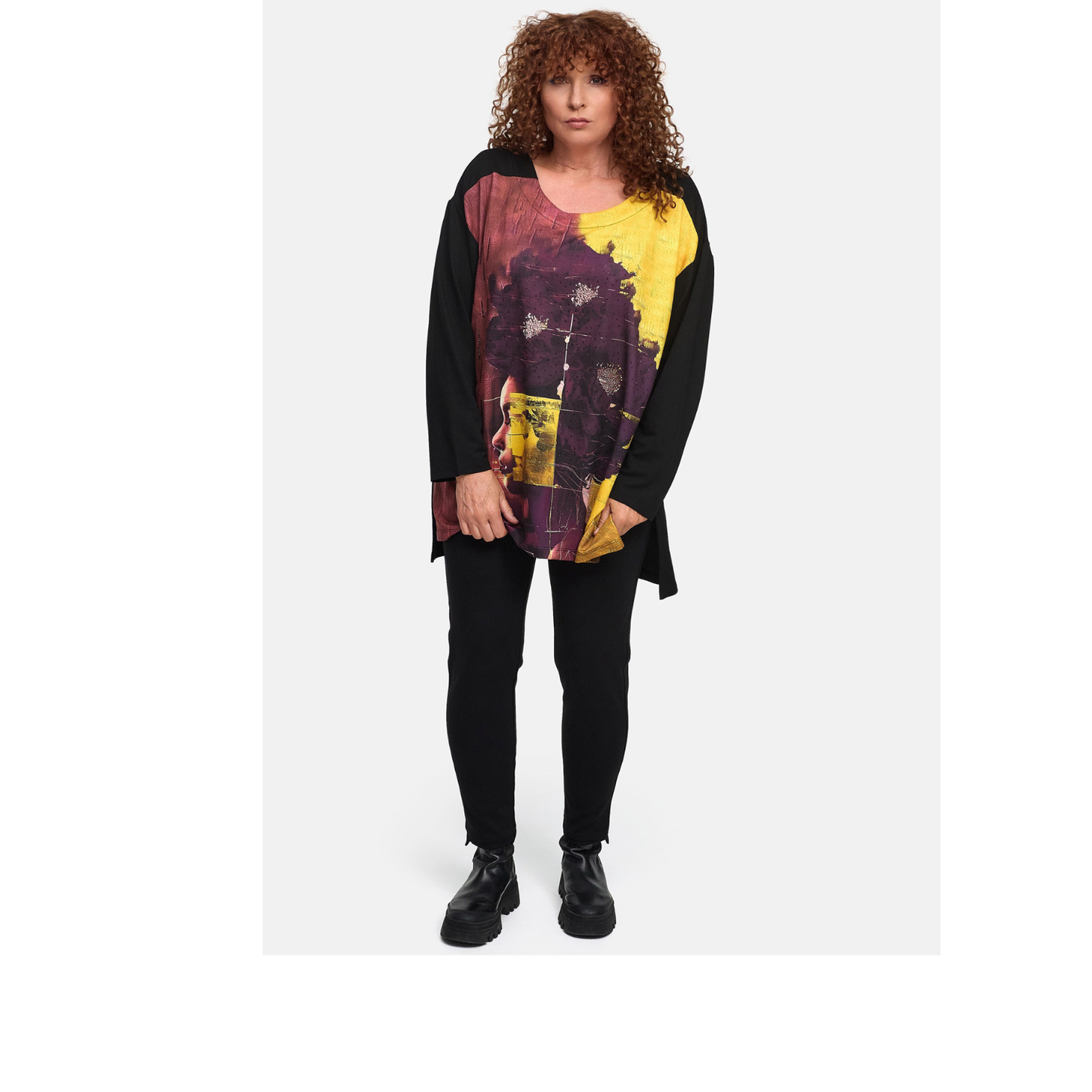 Frenzi4u Longshirt „Autumn Vision“ – kunstvoll, edel & voller Wärme 44- 58