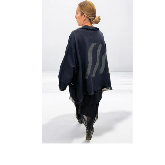 Vincenzo Allocca Jacke „Rubber Touch“ – avantgardistisch, lässig & voller Stil Gr 40 - 62