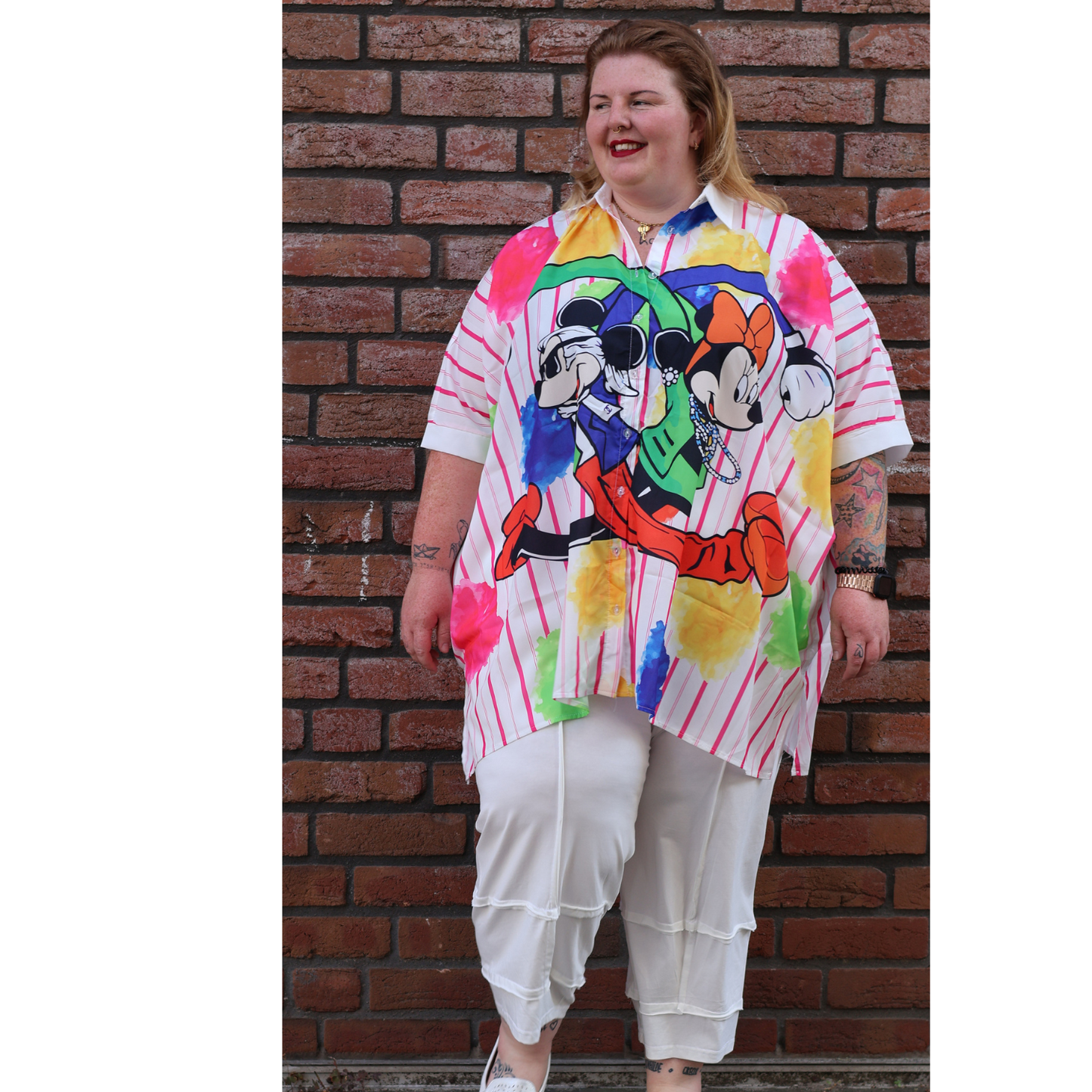Mix Mirage Oversize Bluse „Always Be Kind“  44 46 48 50 52 54 56 58 60