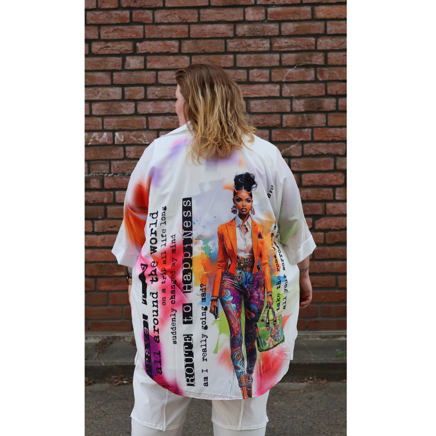 Mix Virage Oversize-Bluse „Power Woman“ – Style Statement 44 46 48 50 52 54 56