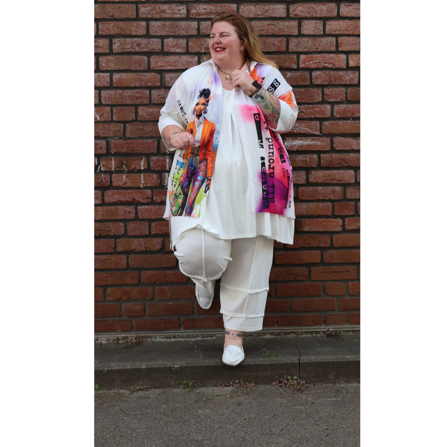 Mix Virage Oversize-Bluse „Power Woman“ – Style Statement 44 46 48 50 52 54 56