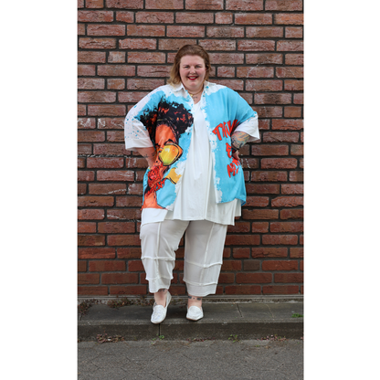 WOW-Bluse „Urban Pop Art“ – Mix Virage | Stylisch. Leicht. Besonders. 44 46 48 50 52 54 56 58 60