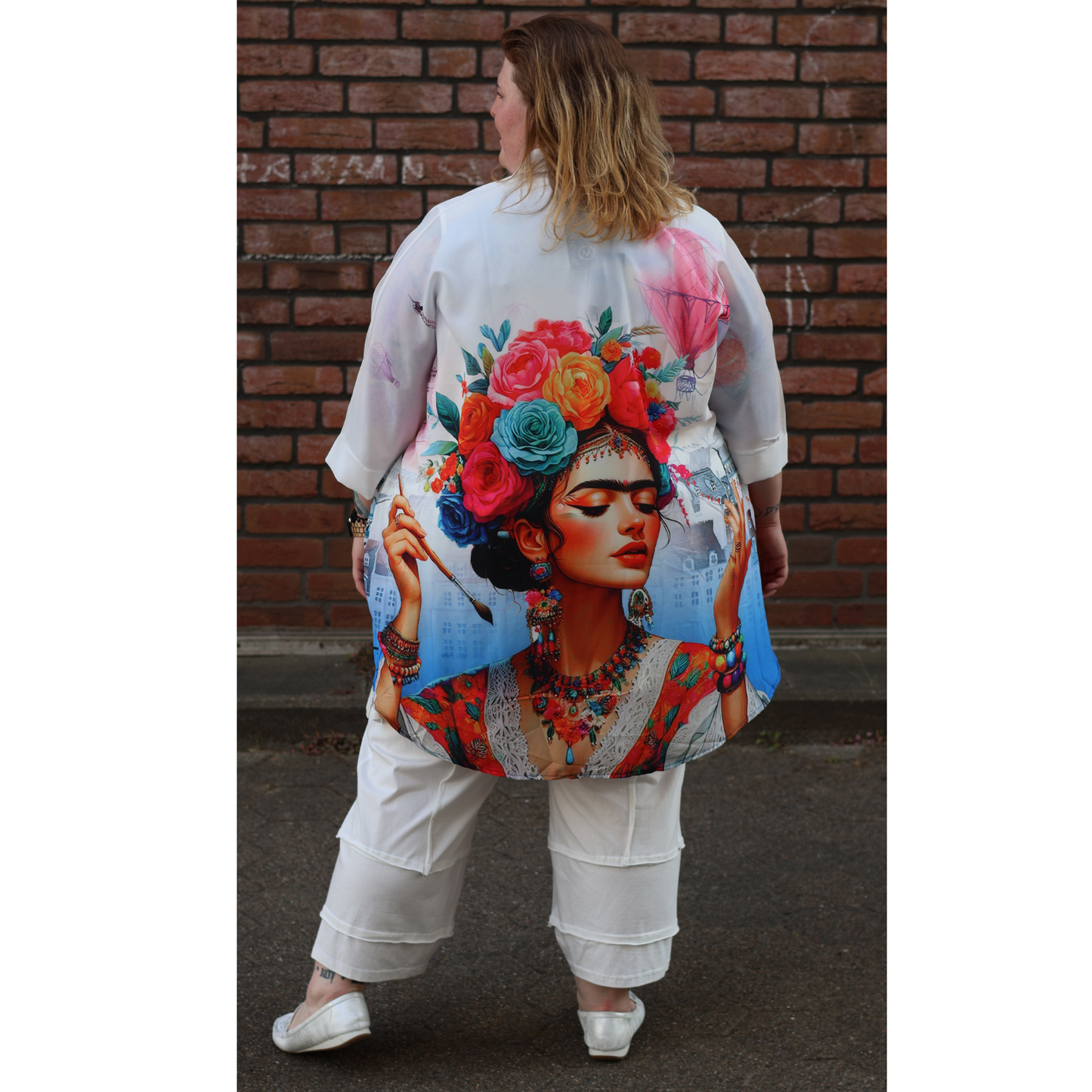 Mix Virage Frida Power – Oversize-Bluse mit ikonischem Print 44 46 48 50 52 54 56