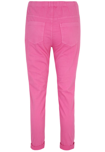 Doris Streich Jeanshose Pink mit Gummibund 44 46 48 50 52