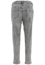 Lade das Bild in den Galerie-Viewer, Doris Streich 5-Pocket Jeans Hose in Grau mit Strass-Steinchen Gr. 44 - 52
