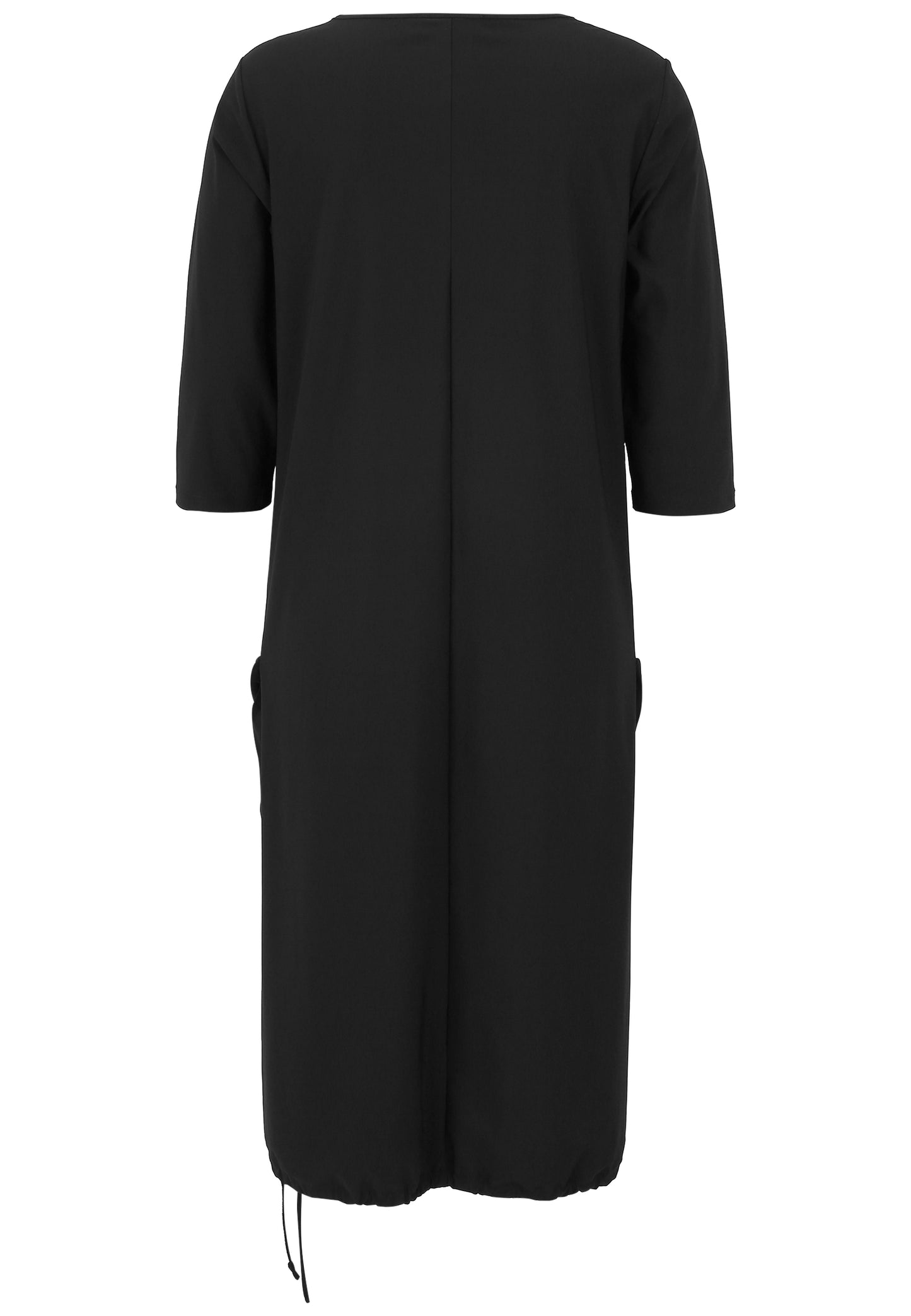 Doris Streich Kleid schwarz mit dekorativen Reißverschlüssen 44 46 48 50 52 54 56