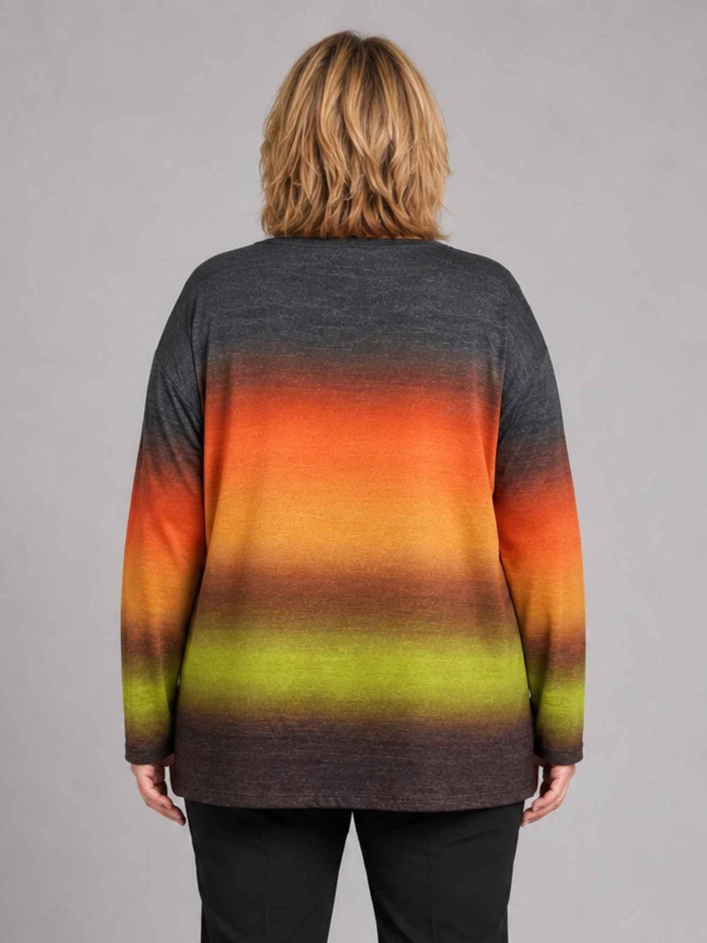 Doris Streich Shirt Feinstrick mit Farbverlauf – Bunt Gr. 44–56