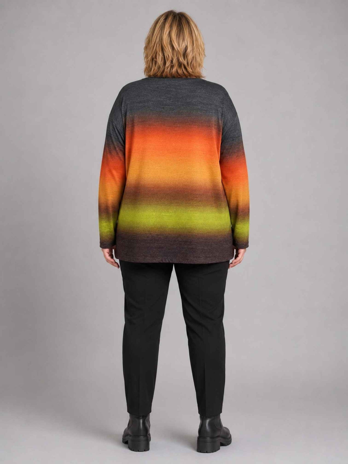 Doris Streich Shirt Feinstrick mit Farbverlauf – Bunt Gr. 44–56