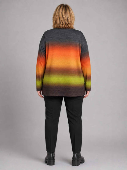Doris Streich Shirt Feinstrick mit Farbverlauf – Bunt Gr. 44–56